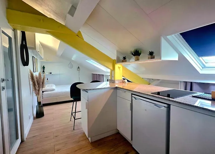 Mansarde Lumineuse - Gare 2 Pers * نيس